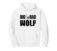 Big & Bad Wolf Men Funny Wolf Dog Daddy Big Dad Wolf Costume Sweat à Capuche