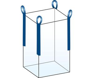 BIG-BAG 90 x 90 x 90 cm, SF 5:1 fond plat, ouvert en haut