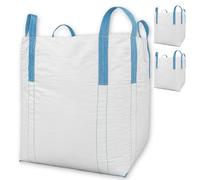 Big Bag Lot de 3 sacs à déchets avec 4 passants 90 x 90 x 110 cm Grande stabilité jusqu'à 1500 kg
