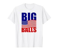 Big Balls USA American Flag T-Shirt