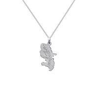 Big Bang Bijoux Lot pendentif carte de Martinique en Argent 925 + Chaîne 50cm en Argent 925