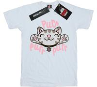 Big Bang Theory - T-shirt garçon "Soft Kitty Purr" BI8039 (116) (Blanc)
