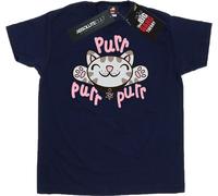 Big Bang Theory - T-shirt "Soft Kitty Purr" pour homme BI12820 (M) (Bleu marine)