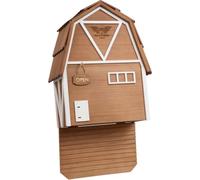 Big Bat Barn Bat House for Outdoors - La boîte complète pour Chauve-Souris pour l'extérieur - Nettoyez Votre Jardin des moustiques - Cage pour Chauve-Souris sans Vernis à l'intérieur