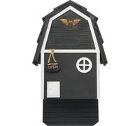 Big Bat Box - Bat Barn Junior 2 chambres, maison compacte pour l'extérieur - Kit de perchoir artificiel pour montage mural - Maisons de chauve-souris pour arrière-cour