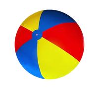 Big Beach Ball - Large Beach Balls Bulk | Giant Rainbow Inflatable Pool Toy | Large PVC Swimming Ball For Kids And, Colorful Summer Party Favor For Beach Games, Backyard Water Fun, Outdoor