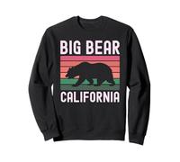 Big Bear California Lake Village Ski Snow SoCal Camping Rose Sweatshirt