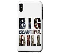 BIG Beautiful Bill - Drapeau américain des USA fond graphique Coque pour iPhone XS Max