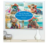 Big & Beautiful. Tierische Plus Size Models. Elefanten und Co. (hochwertiger Premium Wandkalender 2026 DIN A2 quer), Kunstdruck in Hochglanz: ... Kurven und noch großartigeren Stil!