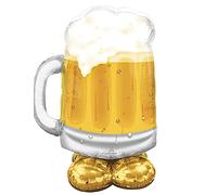 Amscan Ballon Airloonz Grande tasse de bière en aluminium Multicolore 124,5 cm