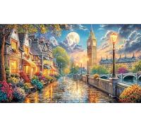 Big-Ben 1000 pièces Puzzle Papier recyclé Défi de Jeu éducatif Cadeau Amusant & Activité Maison pour Adultes et Enfants 38x52/1000 pièces