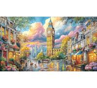 Big-Ben 1000 pièces Puzzle Papier recyclé Défi de Jeu éducatif Jeu Familial Amusant & Stimulant Idée Cadeau Parfaite pour Femmes et Hommes 70x50/1000 pièces