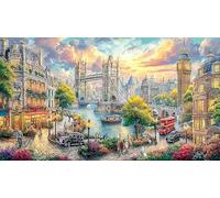 Big-Ben 1000 pièces Puzzle Papier recyclé Défi de Jeu éducatif Jeu Familial Amusant & Stimulant Idée Cadeau Parfaite pour Femmes et Hommes 38x52/1000 pièces