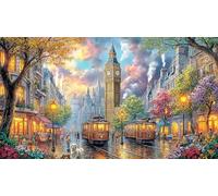 Big-Ben 1000 pièces Puzzle pour Adultes Puzzle Cadeau Amusant & Activité Maison Extremement Difficile Jeu éducatif détente 38x52/1000 pièces