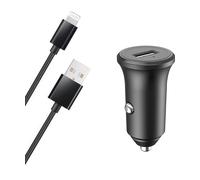 BIG BEN CAC24AACBLMFIRB chargeur d'appareils mobiles Smartphone, Tablette Noir Secteur Auto