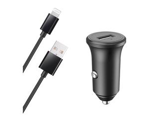 BIG BEN CAC24AACBLMFIRB chargeur d'appareils mobiles Smartphone, Tablette Noir Secteur Auto