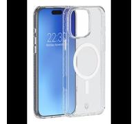 BIG BEN Coque Protection iPhone 16 Pro (6.3") FCAIRMAGIP16PT Transparent/Blanc, Anti-chute 3m, MagSafe, 50% Plastique Recyclé, Air Cushion & Tryax 3D