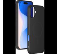 BIG BEN COVSILIMAGIP16B Housse Silicone Noire Compatible MagSafe pour Apple iPhone 16 (Écran 6.1") – Empreinte Carbone Totale 0.77kg CO2e