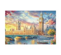 Big Ben de Londres Puzzles 1000 Pièces pour Adultes Educa Challenge Créatif Difficile 3D Qualité Supérieure Décoration Moderne Relaxation Cadeau 1000 PCS