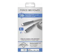 BIG BEN FPCBLMFIC2MRG câble Lightning 2 m Gris