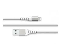 Bigben Connected Câble Lightning FORCE POWER Certifié MFi USB-A vers Lightning 2 m Blanc