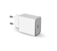 Chargeur maison 25W Power Delivery Garanti à vie + Câble USB C/USB C Blanc - 100% Plastique recyclé Force Power Lite