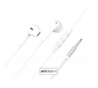 BIG BEN FPYKPBOUTONJACKW casque Avec fil Ecouteurs Musique Blanc