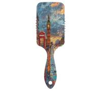 Big Ben In Paris Peigne 3D Brosse démêlante pour cheveux Brosse à cheveux saine Peigne facile à nettoyer