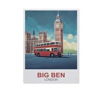 Big Ben London，Puzzle 1000 Pieces Paper Puzzle Adult Children's Educational Toy Family Decompression Game（50x70cm）-FB56