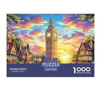 Big Ben (Londres) Puzzle 1000 Pièces, Difficile Puzzles pour Adults Enfant, Jeu De Défi Intellectuel 70x50cm/1000pcs
