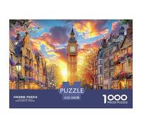 Big Ben (Londres) Puzzle 1000 Pièces pour Adolescents Et Enfants, Jeu De Défi Intellectuel Puzzles52x38cm/1000pcs