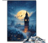 Big Ben, Londres Puzzles pour Adultes 1000 pièces Jeu Difficile et Stimulant Jeu éducatif en Famille pour Anniversaire, Noël (26x38cm)