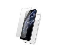 Protection Pack - Coque de protection pour téléphone portable - polyuréthanne thermoplastique (TPU) - transparent - avec Protecteur d'écran en verre