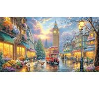 Big-Ben Papier recyclé Puzzle 1000 pièces Défi de Jeu éducatif Cadeau Amusant & Activité Maison Idée Cadeau Parfaite pour Femmes et Hommes 70x50/1000 pièces