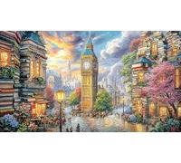 Big-Ben Puzzle 1000 pièces Défi de Jeu éducatif Papier recyclé Jeu Stimulant pour Relaxation, créativité et Cadeaux 38x26/1000 pièces