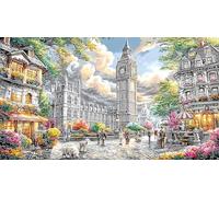 Big-Ben Puzzle 1000 pièces Défi de Jeu éducatif Papier recyclé Jeu Stimulant pour Relaxation, créativité et Cadeaux 38x52/1000 pièces