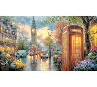 Big-Ben Puzzle 1000 pièces Papier recyclé Extremement Difficile Idée Cadeau Parfaite pour Adultes Défi de Jeu éducatif 70x50/1000 pièces