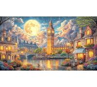 Big-Ben Puzzle pour Adultes 1000 pièces Extremement Difficile Stimulant Jeu éducatif détente Cadeau Amusant & Activité Maison 70x50/1000 pièces