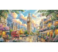 Big-Ben Puzzle pour Adultes 1000 pièces Jeu éducatif détente Cadeau Amusant & Activité Maison pour Adultes et Enfants de 12+ Ans Beau Puzzle de décoration 38x52/1000 pièces