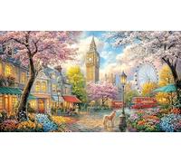 Big-Ben Puzzle pour Adultes 1000 pièces Papier recyclé Défi de Jeu éducatif pour décoration Murale et Cadeaux Beau Puzzle de décoration 38x52/1000 pièces