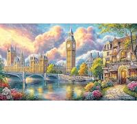 Big-Ben Puzzle pour Adultes 1000 pièces Papier recyclé Défi de Jeu éducatif pour décoration Murale et Cadeaux Beau Puzzle de décoration 38x52/1000 pièces