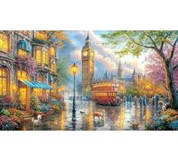 Big-Ben Puzzle pour Adultes 1000 pièces Papier recyclé Jeu Familial Amusant & Stimulant Jeu éducatif détente Beau Puzzle de décoration 70x50/1000 pièces