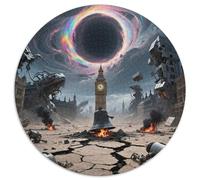 Big Ben, Royaume-Uni 1000 Pièces Puzzles Classiques Puzzle Circulaire pour Adultes Et Enfants Cadeaux Jeu D'Intelligence De l'art De La DécoRat ION Moderne 1000pcs (67.5x67.5cm)