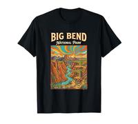 Big Bend National Park Canyon Landscape Texas Retro Randonnée T-Shirt