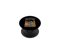 Big Bend National Park Texas Retro Night Desert Canyon Scène PopSockets PopGrip Adhésif