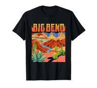 Big Bend National Park Vintage Desert Canyon Randonnée Camping T-Shirt