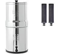Big Berkey® 8.5 Litres - Filtre à eau alimenté par gravité avec 2 éléments de purification Black Berkey®