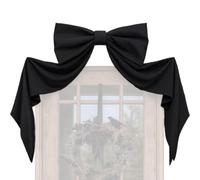 Big Black Bow - Giant Party Backdrop Decor, 48x24 inch Event Decoration