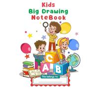 Big Blank Drawing Pad for Kids: Fun Sketchbook for Creative Art, Doodles, and Imagination | Ages 3-8: Large Blank Notebook with Unlined Pages for Doodling, Sketching, and Creative Fun