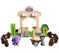 Big-Bloxx - Briques de construction Dino Ranch Farm - 40 pièces, figurines Miguel et Tango